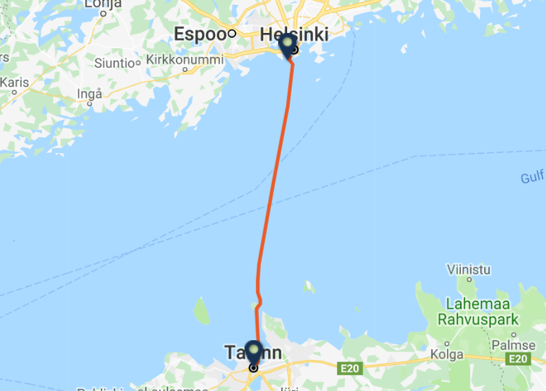 ECKERO LINE routes